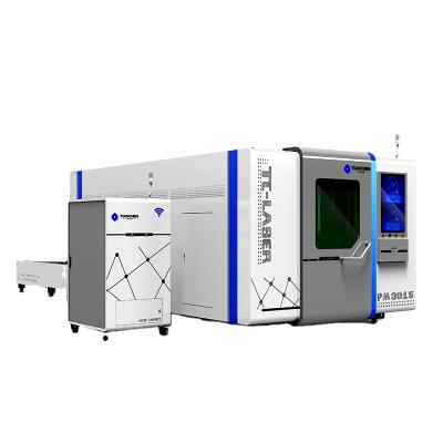 China Laser CUTTING Hot Sales 1000w 2000w 3000w 4000w CNC PM3015 Fiber Metal Laser Cutting Machine from TC-PM for sale