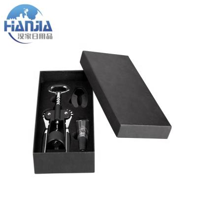 China 3 Piece Wine Opener Viable Zinc Alloy Corkscrew Tool Accessory Gift Set for sale