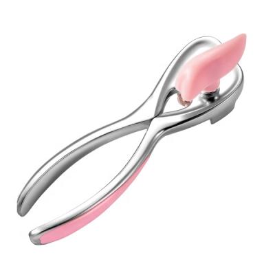 China Viable High Quality Pink Color Style Heart Style Zinc Alloy Can Opener Kitchen Tools for sale