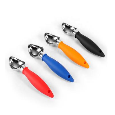 China 2021 New Design Ice Cream Scoop Gift Zinc Alloy Spoon Viable for sale