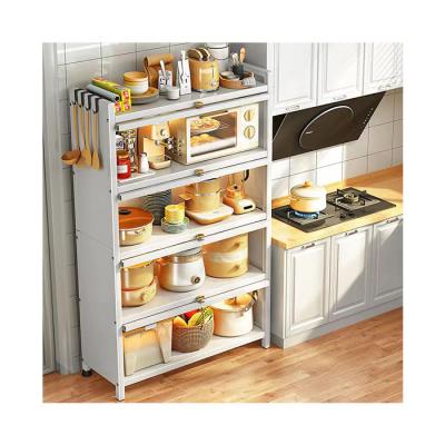 China Multifunctional Hot Selling Viable Space Saving Storage Rack Rack Kitchen Houseware Kitchen Storage Durable Rack for sale