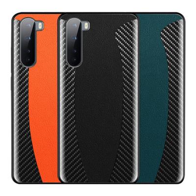 China Suitable For OnePlus / Xiaomi / HUAWEI For OnePlus Nord Case Sports Car Fiber Leather Shockproof Protect Case For OnePlus 8 plus 7 Pro Back Case One 7T 6 6T Cover for sale