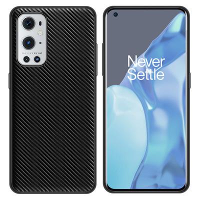 China Shockproof For OnePlus 9 Pro Carbon Fiber Texture Phone Case For Oneplus 1+9 Pro Protective Back Cover for sale