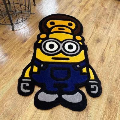 China Non-slip commercial custom cut handmade design cover decoration door mats on sale for sale