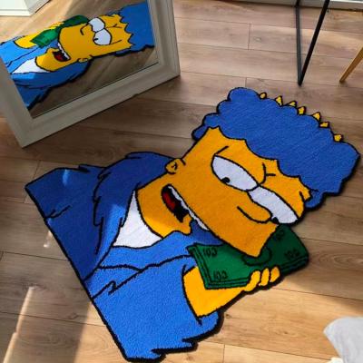 China Non-slip 3d area rug non-slip commercial custom colorful handmade carpet cartoon anime decoration high quality carpet for sale