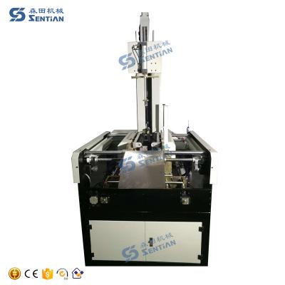 China Semi-Automatic Table Gluing Machine Multi-Touch Phone Box Gluing Machine for sale