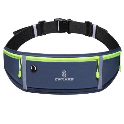 China Outdoor Activities Logo Waterproof Waist Bag Customized Nylon Sports Waist Bag Breathable for sale