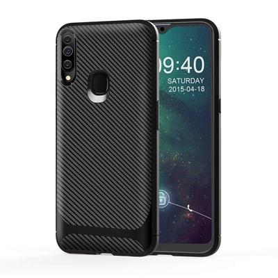 China Luxury shockproof cell phone case for Samsung A01 case, 1.5mm carbon fiber tpu phone case for oppo a5s back cover for sale