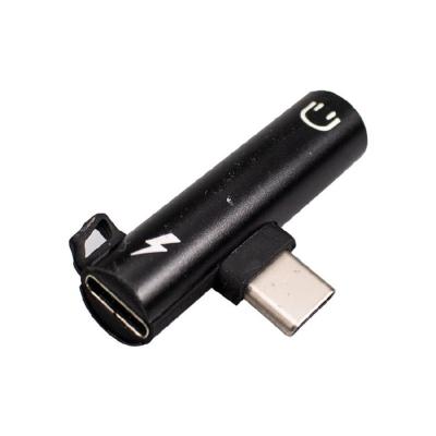 China New Arrival Type C Hub Mobile Phone ADP30 USB Connector To Type C + Fast Charge Audio 3.5mm Input 2 In 1 Adapter for sale