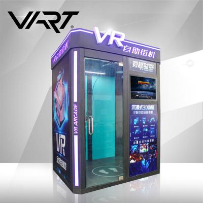 China High Profit VR Arcade Machines / Virtual Reality Simulator With HTC VR Game for sale