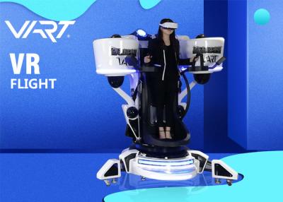 China 360 Degree Rotation 9D Virtual Reality Flight Simulator Machine 0.5M Up And Down Platform for sale