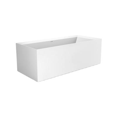 China Hot Selling Freestanding Customized Hotel Acrylic Bathroom Cuboid Freestanding Bathtub for sale