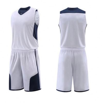 China High Quality Polyester Antibacterial Jersey Top Uniform For Man Basketball Shorts for sale