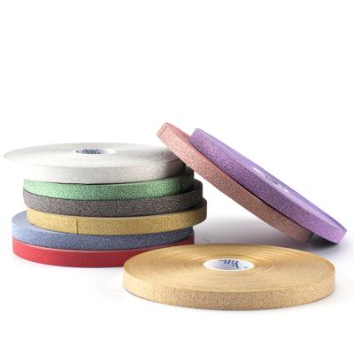 China Eco-friendly 10mm*55M Color Glitter With PP Return Ribbon For Christmas Gift Wrapping for sale