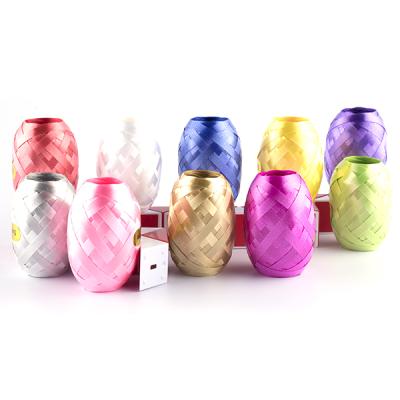 China Metallic/Iridescent/Holographic/Glitter/New Arrived Shiny Fashion Quality Decoration PP Ribbon Egg Roll, Gift Wrapping Easter Ribbon Egg for sale