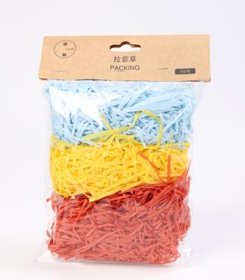 China ANTISTATIC Candy Box Customized Color Shredded Paper Silk Gift Box Filler Shredded Paper Filler for sale