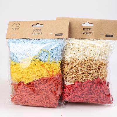 China Wholesale High Quality ANTISTATIC Decorative Fold Cut Shredded Shred Paper For Gift Box Filler for sale