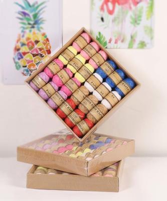 China Natural Decoration 24 Rolls Raffia Paper Ribbon Twist Twine For Craft And Gifts Wrapping for sale