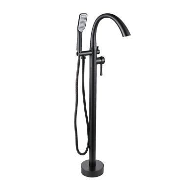 China Floor Mount Faucets High Pressure Shower Head Shower Mixer Set Top Bathroom for sale