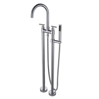 China Floor Stand Faucets Free Standing Bathtub Faucet for sale