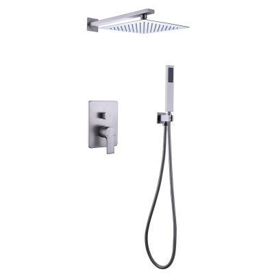 China Wall Mounted Slide Bar Pressure Balance Shower Without Balance With Pressure Balance Valve for sale