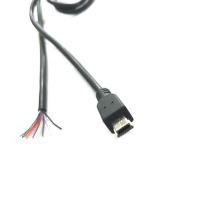 China Other High Quality Trangjan Custom Mini USB 10pin USB Cable To Bare End for sale