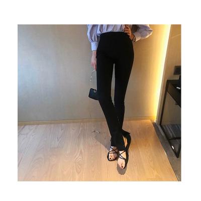 China Anti-Wrinkle Women's Fashion High Waist Wide-Leg Stylish Slimming Wholesale Loose Women's Suit Pants Straight Trousers for sale