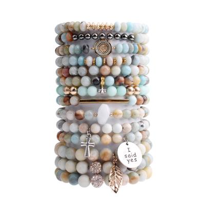 China FASHIONABLE Multiple Styles Natural Stone Ladies Beaded Bracelets for sale