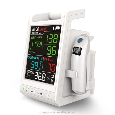 China High Quality Portable Adult PPM-C300 6inch LED Backlight Vital Signs Monitor for sale