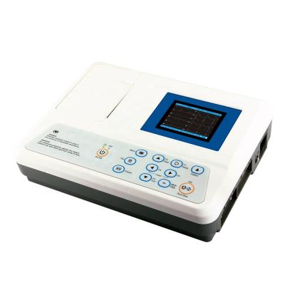 China High Quality Yes Lead 3 Channel Portable Electrocardiograph ECG Machine ECG-R3303B for sale