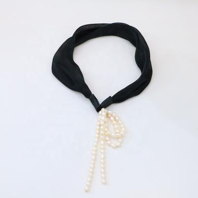 China New arrived Korean European and American style fashion women's hair accessories pearl freshwater pearl headband for sale