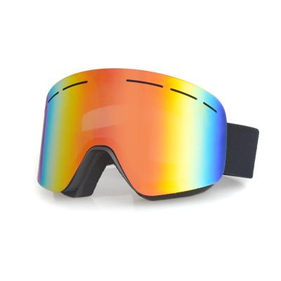 China Adult SKI Fashion Frameless Design Anti Fog Lens Winter Snow Safety UV400 Ski Goggles for sale