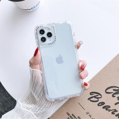 China 100% New Style Eco-friendly Phone Case Candy Color 3 In 1 Clear Defender Phone Case Covers For Iphone 11 Pro Max for sale