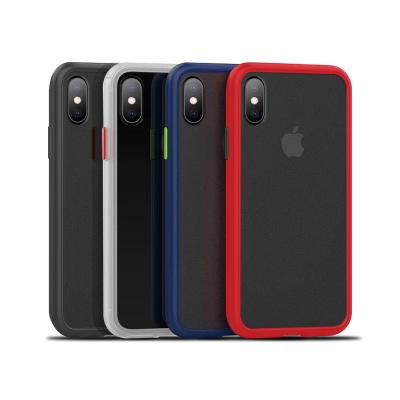 China Anti-fall GSCASE 2 in 1 Rubber Plastic Mobile Back Cover For Iphone X Case Mobile Phone Case TPU PC Wholesale for sale