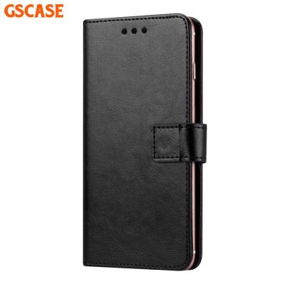 China Stand Function GSCASE PU Leather Flip Cover Case For Smartphone Universal Mobile Phone Leather Case for sale