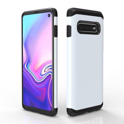 China New Model Hybrid Phone Cases Fashion Hybrid Armor Designer Cell Phone Cases For Samsung Galaxy S10 Customized Phone Case for sale