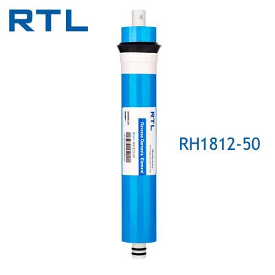 China Domestic 1812 - 50 Reverse Osmosis Purification System GPD RO Membrane for Mini Reverse Osmosis Purification System for sale