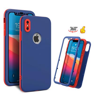 China HiFuture Shockproof Phone Case 3 in 1 Hand Touch Feeling Anti-fall Phone Cover for iPhone X for sale