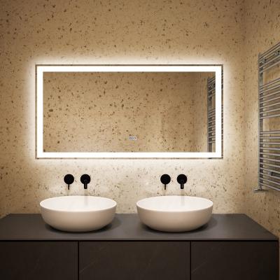 China China Supplier Hot Selling Magnifying Bathroom Led Smart Mirror Bult-in Android System Waterproof Touch Screen Mirrors for sale