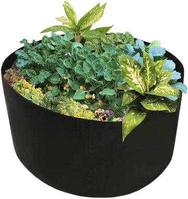 China 50 Gallon Non-Thickened Fabric Woven Fabric Felt Heavy Duty Potted Plant Grow Bag for sale