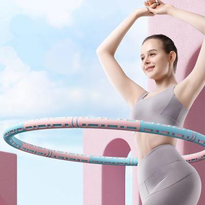 China Indoor Sporting Goods Slimming Body Counting Circles Weighted Polynesian Dance Weight Loss Fitness Slimming Ring Circle For Adults for sale