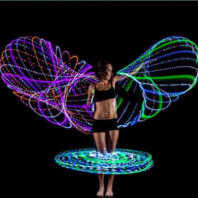 China 2021 Indoor Home Use LED Light Weighted Fitness Exercise Foam Padded Polynesian Dance Sporting Goods for sale