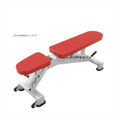 China Modern Fitness Equipment Multi Function Home Exercise Foldable Flat Adjustable Dumbbell Weight Bench for sale