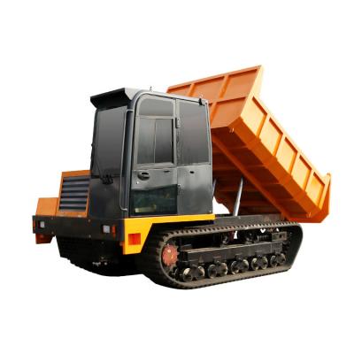 China All Terrain 10 Ton Track Dumper For Elevating Crawler Carrier 3000*2000*700 for sale