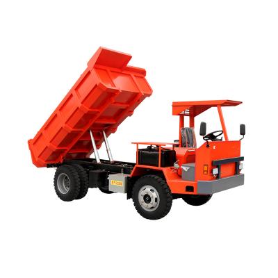 China Mini Underground Mining Dump Truck With Loading Capacity 1ton To 6 Ton U Bucket Type 2800mm*1600mm*550mm for sale