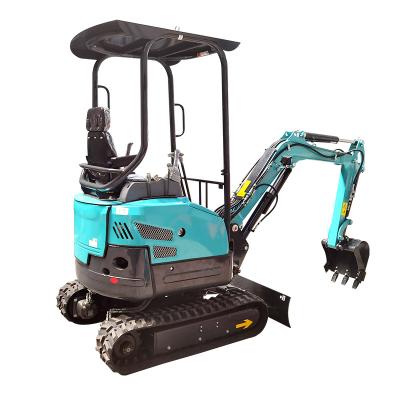 China Hot-selling hotels 1.8ton cheap hydraulic crawler small rubber tracked excavator for sale