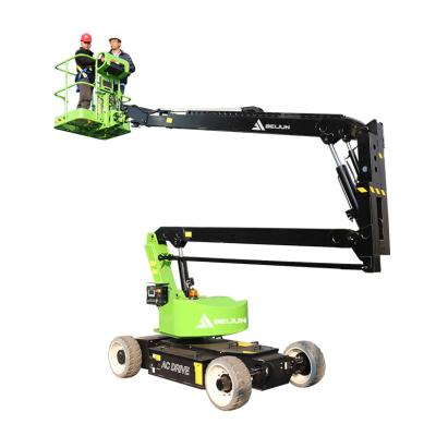 China Diesel Hotels or Battery Motor Cherry Picker Work Platform Manlift Aerial Boom Lift for sale