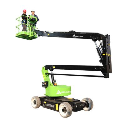 China Hotels CE ISO Mobile Trailer Mounted Hydraulic Towable Articulated Man Boom Lift for sale