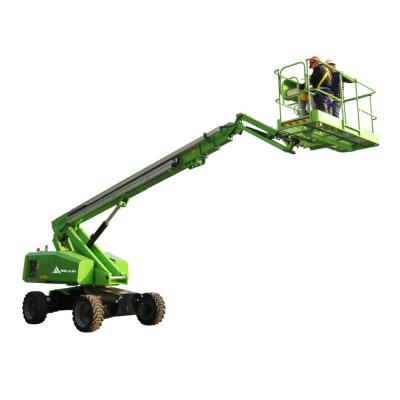 China Hotels Diesel Tracked Telescopic Boom Crawler Elevator Spider Lift 14m for sale