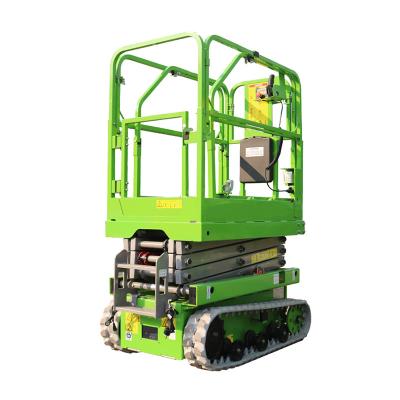 China Hotels Crawler Hydraulic Self Propelled Vertical Lifting Scissor Lift For Sale for sale